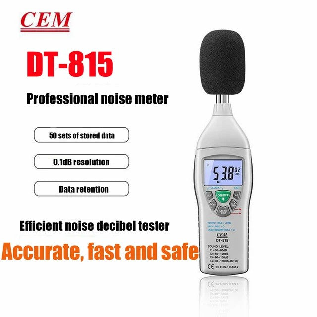 CEM DT-85A DT-805 DT-815 DT-8850 DT-8851 DT-8852 SC-05 Industrial Noise Meter Sound Level Meter Noise Quantity Detector CEM DT-85A DT-805 DT-815 DT-8850 DT-8851 DT-8852 SC-05 Industrial Noise Meter Sound Level Meter Noise Quantity Detector